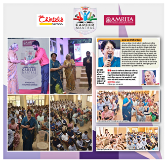 he Chintels School invited Dr. Amrita Dass :A Trailblazer Guiding the Nation towards an Enlightened Destiny for mentoring parents and students.